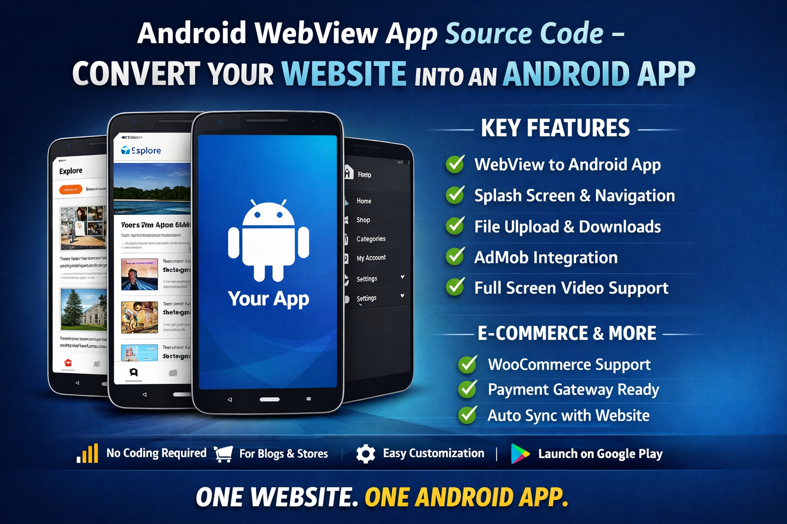 Android WebView App Source Code – Convert Your Website into an Android App